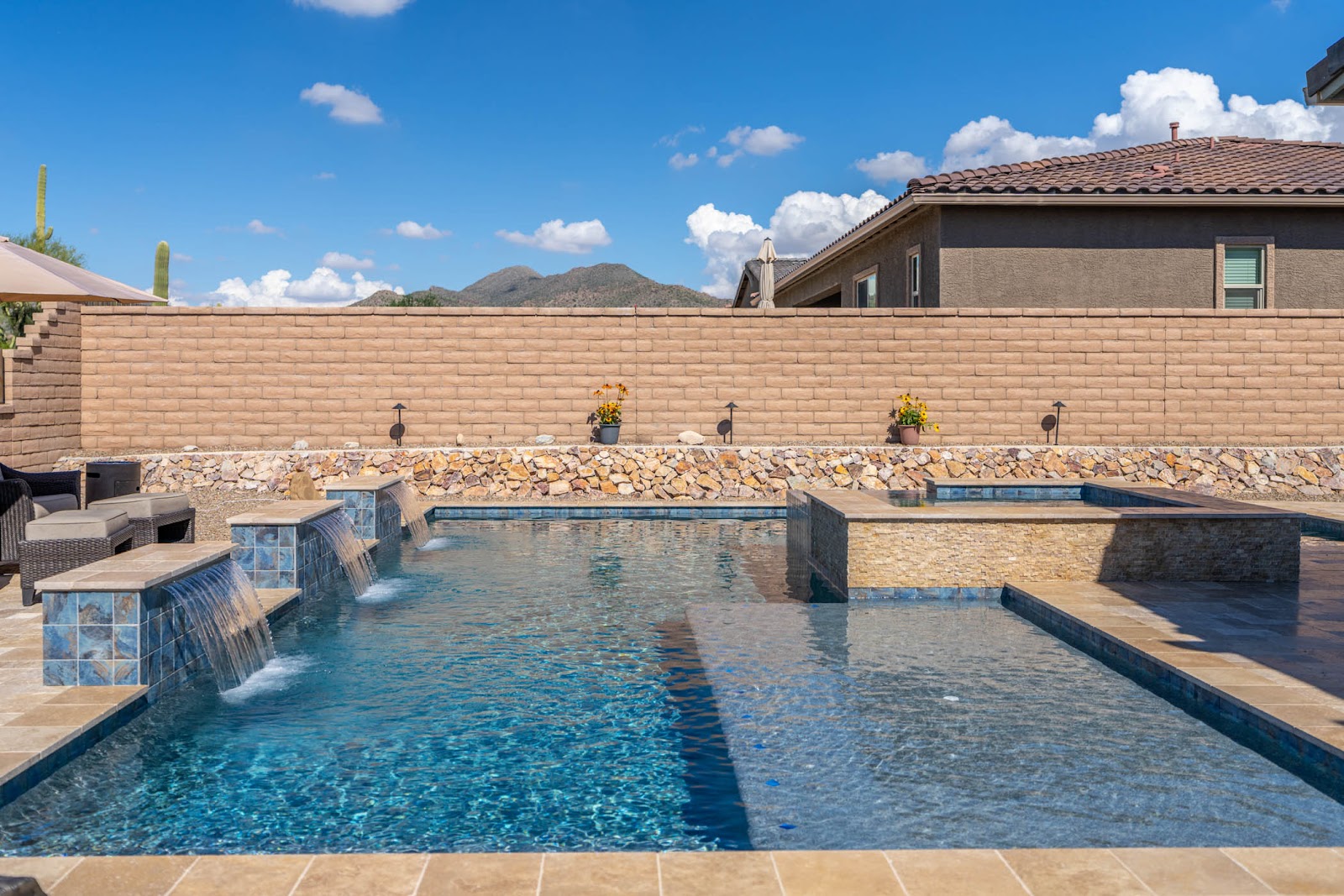 Spa Pool Renovation with New Tile